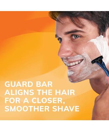 BIC Comfort 3 Razor Refills - Sensitive Skin Shaving 14 Cartridges Three-Blade System for Men - Buy Online on GoSupps.com