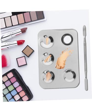 1 Set Foundation Mixing Tray & Tools - Concealer Mixing Plate for Makeup - Spatulas & Pigment Mixing Tool - Buy Online on GoSupps.com