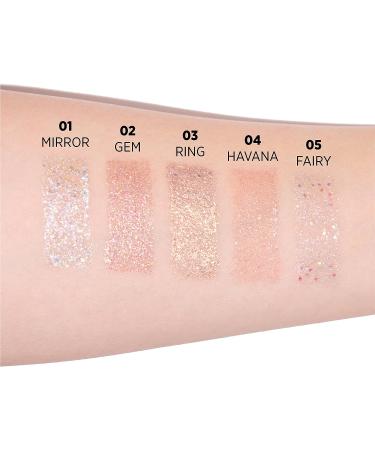 UNICORN GLOW Gleam Eye Glitter 03 Ring - 0.14 oz. / 4 g - Sparkle and Shine with Unicorn-Inspired Eye Glitter - Buy Online on GoSupps.com
