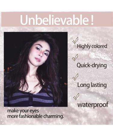 White Diamond Pearl Liquid Glitter Eyeshadow Stick - Long Lasting & Waterproof Sparkly Eye Makeup - Buy Online on GoSupps.com