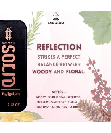 Solid intimate area perfume Reflection Luxury fragrance for men and women made with organic and natural ingredients 12 grm travel friendly - Buy Online on GoSupps.com