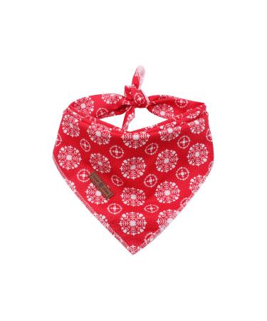 lionet paws Dog Bandana Headscarves Dog Scarf Triangle Scarf Snow SS (Pack of 1) Snow