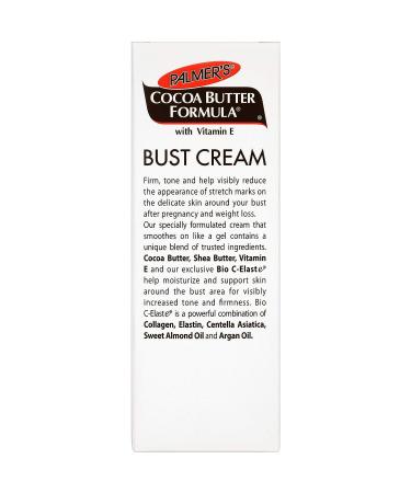 Palmer's Cocoa Butter Bust Firming Massage Cream | 4.41oz (125g) | Vitamin E Enriched | Pack of 1 - Buy Online on GoSupps.com