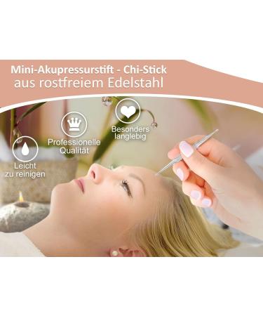 Buy Mini Acupressure Pen & Massage Point Finder - 8 cm Acupuncture Stick for Pain Relief - Buy Online on GoSupps.com