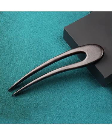 FRCOLOR U-shaped Hairpin Girls Hair Accessories Bridal Hair Accessories Hair Fork 4 Prong Hair Accessories for Girls U Shaped Hair Clips for Girls Bun Hair Holder Bride French Hair up Wood - Buy Online on GoSupps.com