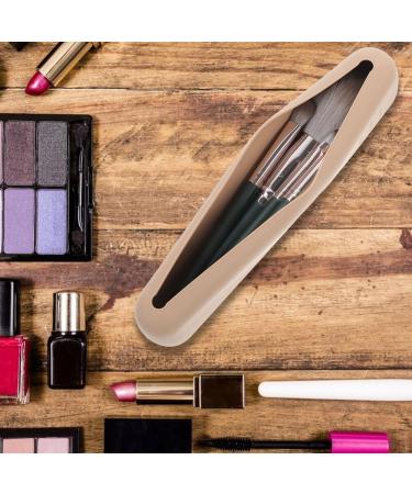 HEMOTON 1set Powder Puff Storage Box Handbags The Tote Bag Makeup Sponge Silicone Carrying Holder Make up Bag Face Makeup Brushes Powder Puff Container Storage Containers Khaki - Buy Online on GoSupps.com