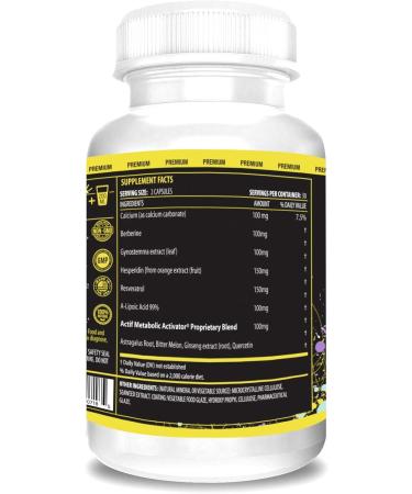 Actif AMPK Advanced Metabolic Activator with 10 Factors Non-GMO With Energy Support 60 Capsules Made in USA - Buy Online on GoSupps.com