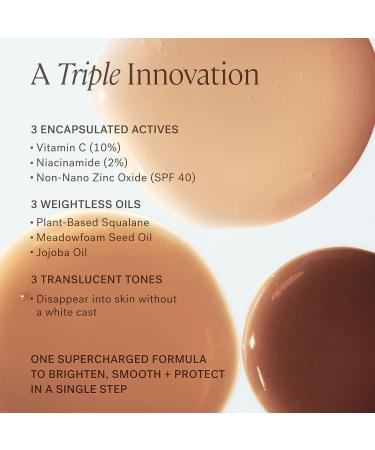 ILIA C Beyond Triple Serum SPF 40 | Non-Toxic, Cruelty-Free, Clean Beauty - Translucent Tone 1 - Buy Online on GoSupps.com
