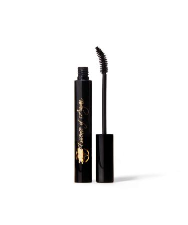 Essence of Argan Lash Conditioner Mascara with 100% Pure Organic ECOCert Argan Oil - Waterproof Black Mascara with Beeswax and Candelilla for More Volume & Longer Stronger Lashes (0.25 oz)