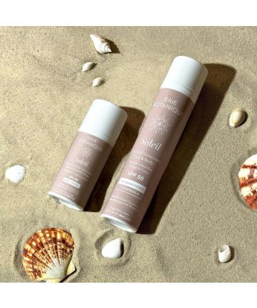 Baie Botanique Soleil - Natural Organic Mineral Non Toxic Sunscreen (Face Sunscreen Non Tinted 36g + Face & Body Sunscreen 110g 146g) 110 g (Pack of 1) Face Sunscreen Non Tinted 36g + Face & Body Sunscreen 110g - Buy Online on GoSupps.com