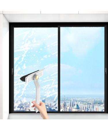 Rotating Tile Brush HeavyDuty Shower Scrubber Brush Scrubbing Cleaning Grout Brush Heavy Duty Stiff Bristle Scrubber Adjustable V Shaped Cleaning Brush for Limescale Grease White - Buy Online on GoSupps.com