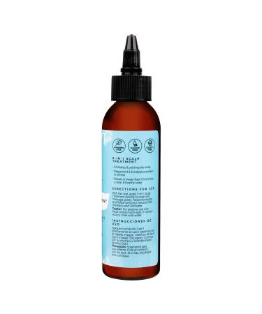 CIBU 3-in-1 Scalp Treatment - Soothing Peppermint Herbal Rinse for Healthy Scalp & Shiny Hair - Advanced Exfoliating Care 3.8oz - Buy Online on GoSupps.com
