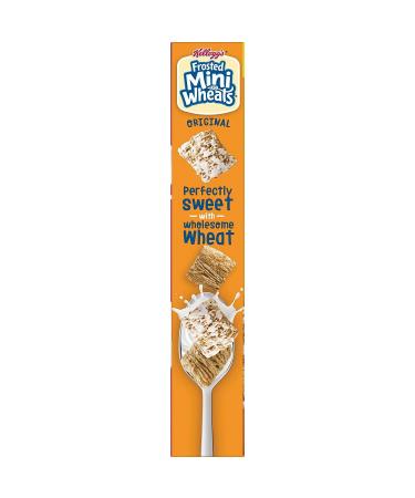 Kellogg's Frosted Mini-Wheats Cereal 24oz Family Size - High-Fiber, Whole Grain, Original Flavor - Buy Online on GoSupps.com