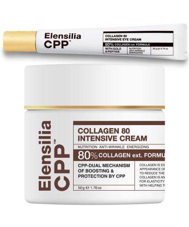 CPP Collagen 80 Intensive Eye Cream 1.01 Fl. Oz + CPP Collagen 80 Intensive Cream 1.76 Fl. Oz