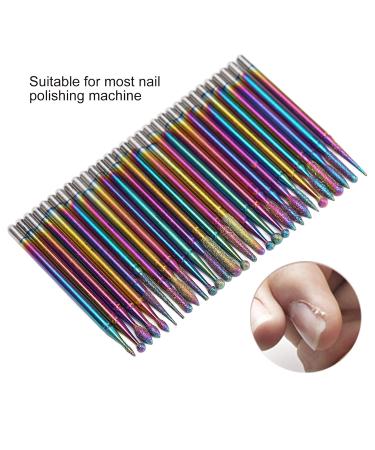 30Pcs Nail Drill Set - DIY Nail Polishing & Dead Skin Removal - Art & Grinding Heads for Perfect Nails - Buy Online on GoSupps.com