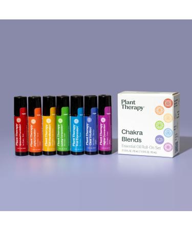 Plant Therapy Chakra Essential Oil Blends Complete Roll-On Set 100% Pure Pre-Diluted Aromatherapy for Chakra Balance & Self-Care Chakra 2.02 Fl Oz (Pack of 1) - Buy Online on GoSupps.com