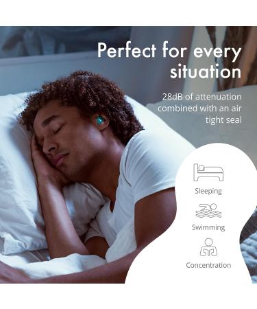 Alpine SoftSilicone Moldable Ear Plugs - 12 Pack - 28dB Noise Reduction for Sleep, Swim, Concentration - Buy Online on GoSupps.com