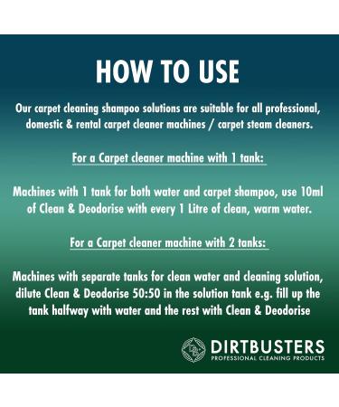 5L Dirtbusters Pet Carpet Cleaner: Blackberry & Fig Urine Odour & Stain Shampoo - Buy Online on GoSupps.com