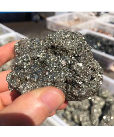 for 1pc 200-600g Natural Iron Pyrite Cluster Crystal Stone Rough Display Specimen Minerals Natural Quartz Crystals Decoration Piedras decorativas para el hogar (Size : 300-400g) - Buy Online on GoSupps.com