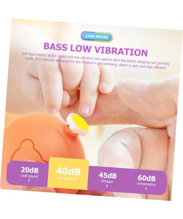 Beatifufu 1 Set Nail Electric Nail Sharpener Nail Polishing Tool Adults Nail Care Polishing Tool Manicure Kit Pedicure Tool Nail Trimmer Safe Adults Nail Kit 7X7X3CM Orange - Buy Online on GoSupps.com