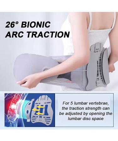 Forve Lumbar Support Belt - 26 Bionic Traction 360 3D Support & Integrated Cord Strain for Sciatica & Herniated Disc - XL Size - Buy Online on GoSupps.com