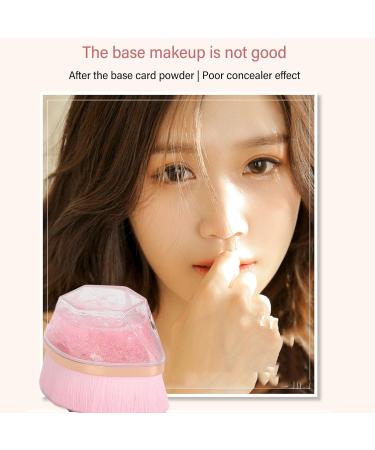 Makeup Brush Elastic Flowing Quicksand Handle 2 Pieces Soft Makeup Brush Portable for Beauty Salon - Buy Online on GoSupps.com