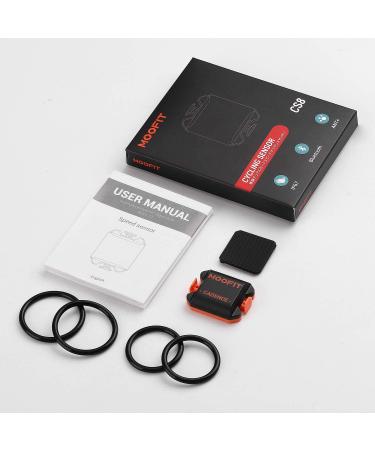 Moofit Cadence Sensor Bluetooth/ANT+ IP67 Waterproof for Cycling - Compatible with Wahoo, Zwift, TacX - Wireless RPM Spin Bike Sensor - Buy Online on GoSupps.com