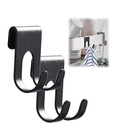 Razor holder Razor Razor Stand Self -adhesive shower laying hooks towel hook Utility Storing hooks hook hook for bathroom kitchen organizer for towel Luffa (black*2) - Buy Online on GoSupps.com