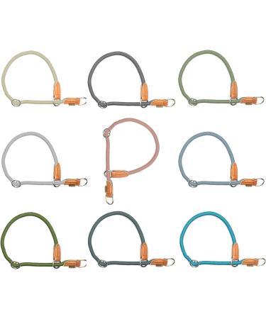 Leisegr n Adjustable Paracord Dog Collar | Light Grey Nylon Devon Model | Medium Size for Dogs | International Shipping Available - Buy Online on GoSupps.com