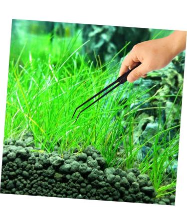 PopetPop Aquarium Cleaning Tools - 3-Piece Stainless Steel Scissor & Tweezer Set for Plants - Premium Quality Substrate Tweezers in Black - Buy Online on GoSupps.com
