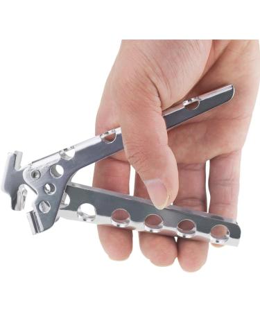 Cyberone Aluminum Pot Gripper for Outdoor Cooking | BBQ Pan Holder for Camping Picnic | Hot Dish Plate Lifter Clip Clamp - 4.9 Length | 1pc - Buy Online on GoSupps.com