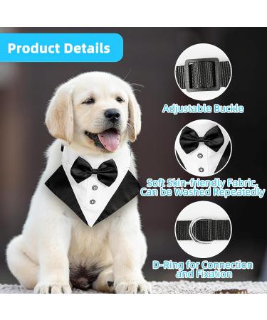 Buy Narrow Dog Smoking Bandana - Adjustable Formal Neckerchief for Weddings & Birthdays - Stylish Dog Costumes (L) - Buy Online on GoSupps.com