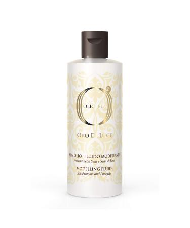 Barex | Gold Of Light modelling fluid without oil | Nourishing fluid Anti Frizz Pre Styling | 200 ml