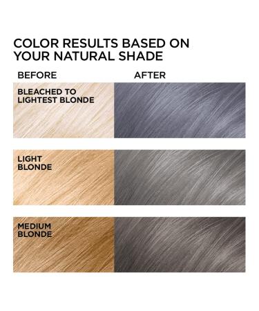 L'Oreal Paris Feria Smokey Silver Hair Color - 2 Pack Shimmering Permanent Dye - Buy Online on GoSupps.com