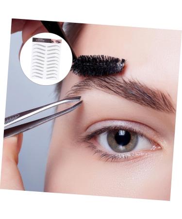 Housoutil 36 Sheets Waterproof Eyebrow Stickers Eyebrow Grooming Shaping Sticker Makeup Brow Sticker Man Hair 21x15cmx3pcs Black 1x3pcs - Buy Online on GoSupps.com