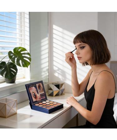 Makeup Book Palette Long Lasting Formula 32 x 1.2g / 10 x 4g / 25 x 2.5g Highlighter Blush Blendable Eyeshadow Palette Contour Powder For Women Teenagers - Buy Online on GoSupps.com