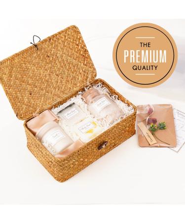 Personalized Body Care & Wellness Gifts for Women | Reusable Braided Basket | Perfect Birthday & Mom Gift Box - Buy Online on GoSupps.com