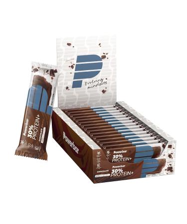 Buy Powerbar 30% Protein Plus Chocolate - High Protein Bar 15x55g - Whey & Casein Collagen-Free - International Shipping Available - Buy Online on GoSupps.com
