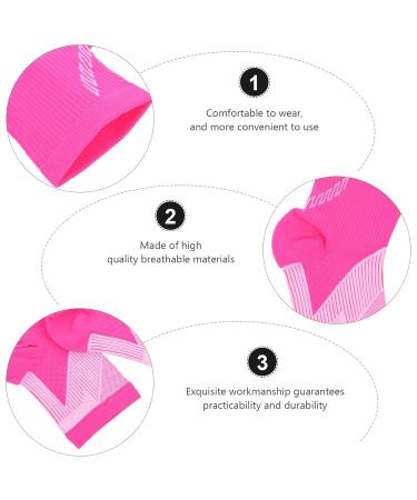 Healifty 3 Pairs Ankle Support - Sprained Ankle Sleeves & Heel Support AFO Socks | Anti-Sprain & Arch Support Braces | Pink M - International Shipping Available - Buy Online on GoSupps.com