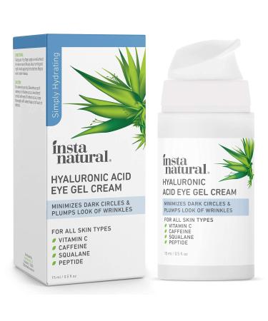 InstaNatural Hyaluronic Acid Eye Gel Cream 0.5 fl oz (15 ml)