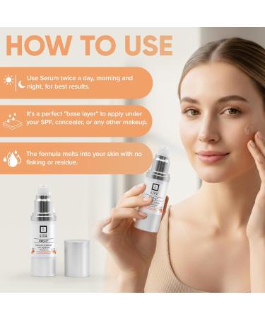 Pro-C Radiance Serum with Stabilized Vitamin C Lightweight Face Serum for Even Tone Smooth Texture & Youthful Skin 1 oz - Buy Online on GoSupps.com