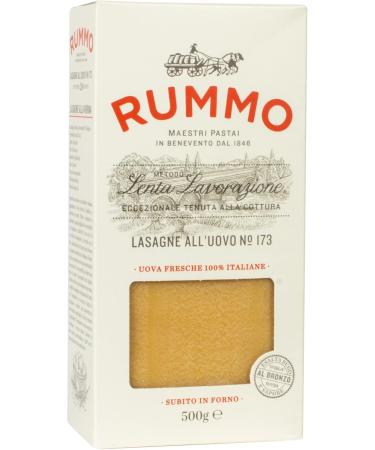 Rummo Lasagna No. 173 Authentic Italian Pasta Made with Durum Semolina Wheat and Eggs 500g (Pack of 1) - Buy Online on GoSupps.com