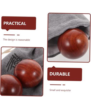 Shop Solustrie Handball Balls - Premium Wooden Beads for Meditation Hand Exercises & Crafting | International Shipping Available - Buy Online on GoSupps.com