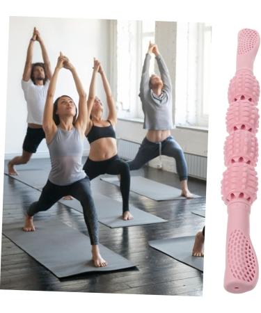 Gleavi Head & Leg Massage Device Set - 3 Pieces Body Massage Tools | Pink Yoga Roller for Deep Muscle Relief - Buy Online on GoSupps.com