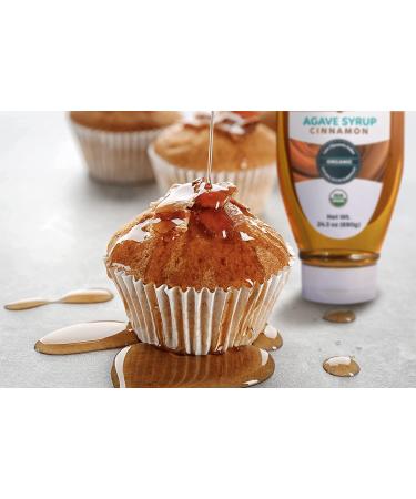 AGAVEN Cinnamon Spicy Vegan Syrup - 24.3 oz Natural Agave Nectar Sweetener - Buy Online on GoSupps.com