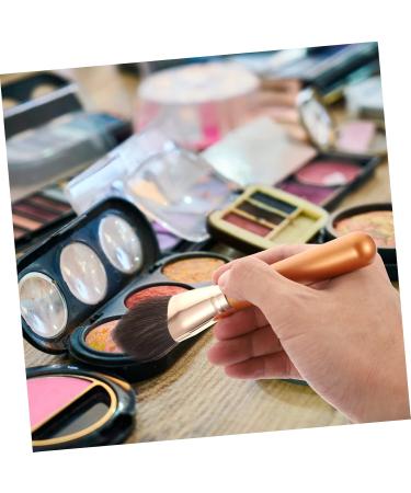 Set of 2 Make-Up with Wooden Handle Brush Mixing Foundation Makeup Brush Fluffy Makeup Brush Multifunctional Cosmetic Brush Professional Foundation Brush for Makeup - Buy Online on GoSupps.com