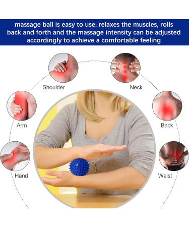 Buy Hedgehog Massage Balls Set for Deep Tissue Relief | Fascia & Spiky Massage Balls for Foot Leg & Hand - Buy Online on GoSupps.com