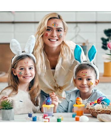 Easter Tattoos for Kids - 66 Pieces, Colorful Bunny Egg Chicken Spring Flowers Butterfly Stickers - Easter Egg Filler, Basket Stuffers, Goodie Bag Fillers - Buy Online on GoSupps.com