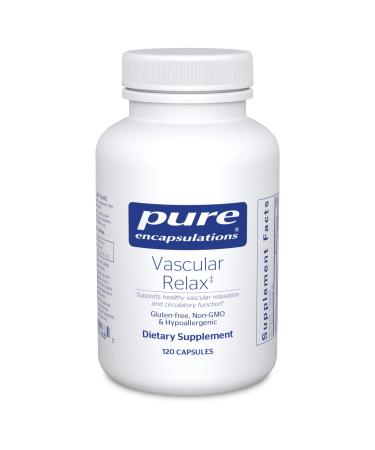 Pure Encapsulations Vascular Relax | Hypoallergenic Combination for Healthy Vascular Relaxation and Overall Circulatory Health | 120 Capsules 120 Count (Pack of 1)