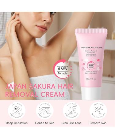 Hair Removal Cream for Women Hair Removal Butter for Legs Facial Hair Removal Cream Home Travel and Holiday 50g - Buy Online on GoSupps.com